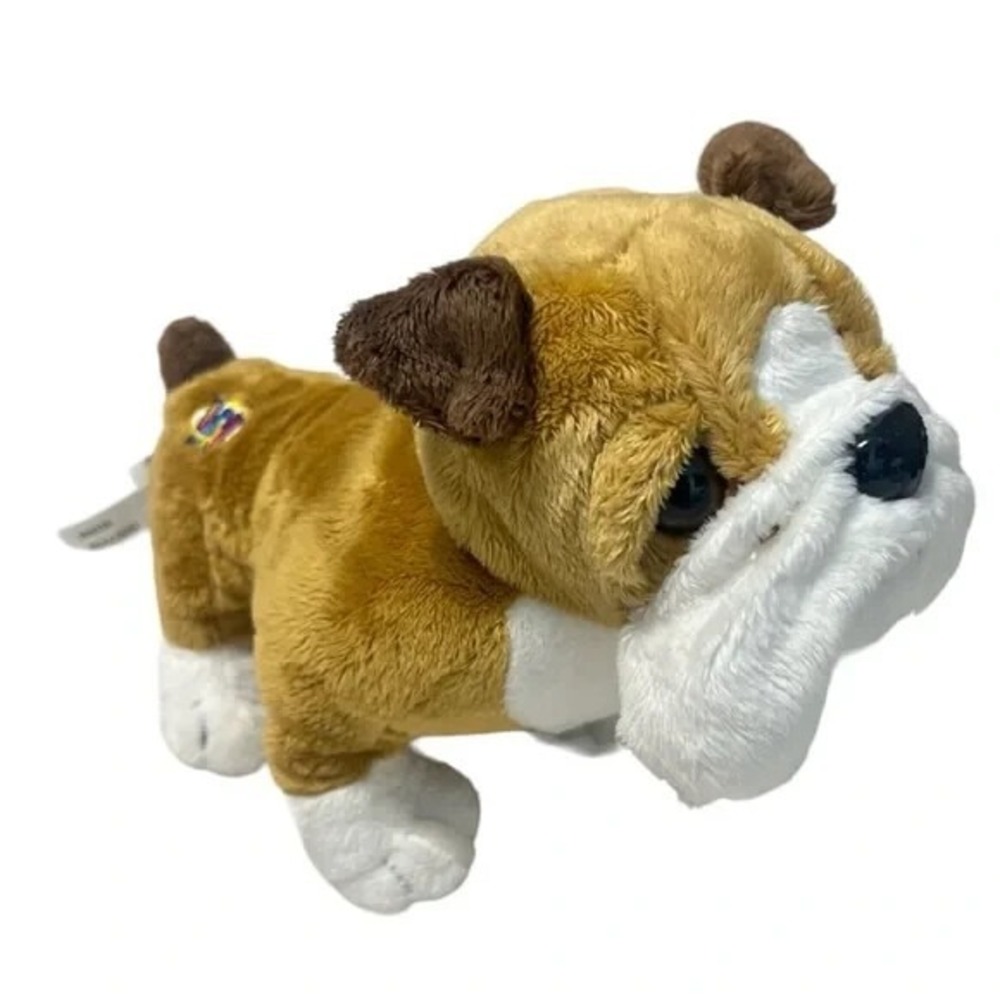 Ganz Webkinz Bulldog HM 126 Plush Stuffed Animal Retired NO CODE